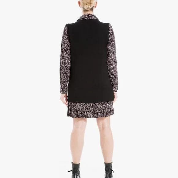 MAX STUDIO Twofer Layered Look Sweater Dress, Size M. - joarbit.com